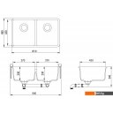 Кухонные мойки Aquasanita Arca SQA200W (черный 601)