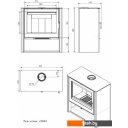 Дровяные камины, печи-камины, порталы Мета-Бел Севан АОТ-9.0-05