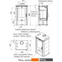 Дровяные камины, печи-камины, порталы Мета-Бел Ритм АОТ-7.0