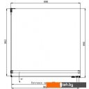 Душевые кабины Ambassador Abner 10011101R 90х90