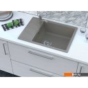 Кухонные мойки GranFest GF-V-680L (серый)