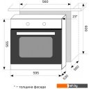 Духовые шкафы LEX EDM 040 WH