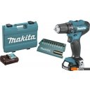 Шуруповерты, гайковерты, электроотвертки Makita DF333DAX13 (с 2-мя АКБ, кейс +набор оснастки)
