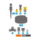 Системы автоматического полива, распылители Hozelock автоматического полива (комплект) 7023