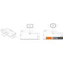 Мебель для ванных комнат Ravak Столешница L 800 X000000830 (белый) Мебель для ванных комнат Ravak Столешница L 800 X000000830 (белый)