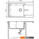 Кухонные мойки Polygran Gals-862 (белый хлопок 36)