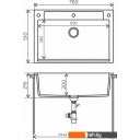 Кухонные мойки Polygran Argo-760 (песочный 302)
