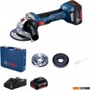 Угловые шлифмашины (болгарки) Bosch GWS 180-LI Professional 06019H9021 (с 2-мя АКБ, кейс)