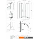 Душевые кабины Deante Funkia 90x90 KYP N51K