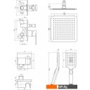 Душевые панели и гарнитуры Deante Alpinia NAC 09LP