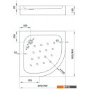 Душевые поддоны Deante Standard New 90x90 KTA 053B