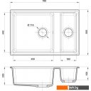 Кухонные мойки GranFest GF-LV-760K (серый)