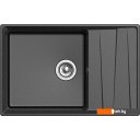 Кухонные мойки GranFest GF-LV-760L (черный)