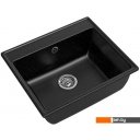 Кухонные мойки GranFest GF-V-580 (черный)