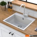 Кухонные мойки GranFest GF-V-580 (серый)