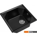 Кухонные мойки GranFest GF-U-500 (черный)