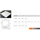 Душевые поддоны WeltWasser TRS 100 100x100