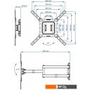 Кронштейны Kromax DIX-18W (белый)