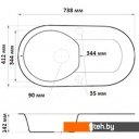 Кухонные мойки БелЭворс Rondo (серый)