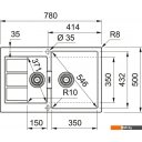 Кухонные мойки Franke Sirius 2.0 S2D 651-78 Tectonite 143.0628.386 (серый)