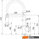 Смесители Franke Lina Semi-pro 115.0626.088 (хром/белый)