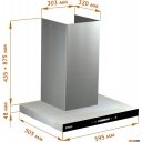 Вытяжки Backer CH60E-TGL200 SSBK Glass