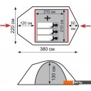 Палатки TRAMP Lite Camp 3 (песочный)