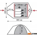 Палатки TRAMP Lite Camp 3 (песочный)
