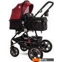 Детские коляски и аксессуары Lorelli Lora 2021 (2 в 1, luxe red elephants)
