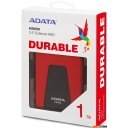 Внешние накопители A-Data DashDrive Durable HD650 AHD650-1TU31-CRD 1TB (красный)