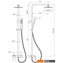 Душевые системы и гарнитуры Deante Hiacynt Bianco NAC A1QM
