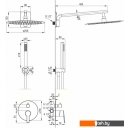 Душевые системы и гарнитуры Deante Arnika Titanium NAC D9QP