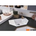 Кухонные мойки Polygran Riff-800 (белый хлопок 36)