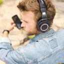 Наушники и гарнитуры Audio-Technica ATH-M50XBT2 (черный)