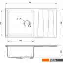 Кухонные мойки GranFest GF-LV-860L (песочный)