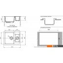 Кухонные мойки GranFest GF-Q610K (топаз)