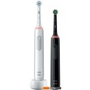 Электрические зубные щетки и ирригаторы Oral-B Pro 3 3900 Duo Cross Action + Sensi White D505.523.3H