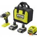 Шуруповерты, гайковерты, электроотвертки RYOBI HP RDD18C-220S 5133004980 (с 2-мя АКБ)