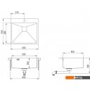 Кухонные мойки Aquasanita Aira AIR100N-T (графит)