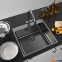 Кухонные мойки Aquasanita Aira AIR100N-T (графит)