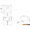 Кухонные мойки Aquasanita Dera DER100X-T (графит)