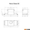 Вытяжки Akpo Neva Glass 80 WK-10 (черный/нержавеющая сталь)