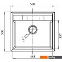 Кухонные мойки GranFest GF-Q-561 (иней)