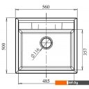 Кухонные мойки GranFest GF-Q-561 (топаз)