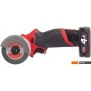 Циркулярные, торцовочные и сабельные пилы Milwaukee M12 FCOT-422X Fuel 4933464619 (с 2-мя АКБ, кейс)