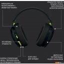 Наушники и гарнитуры Logitech G435 Lightspeed (черный/неоновый желтый)
