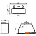 Вытяжки MAUNFELD Trapeze 602M (белый)