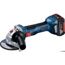 Угловые шлифмашины (болгарки) Bosch GWS 180-LI Professional 06019H9025 (с 1-им АКБ, кейс)