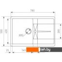 Кухонные мойки Zigmund & Shtain Rechteck 780 (млечный путь)