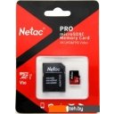Карты памяти Netac P500 Extreme Pro 128GB NT02P500PRO-128G-R + адаптер